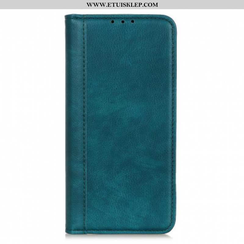 Etui Na Telefon do Sony Xperia 5 III Etui Folio Elegancka Dwoina Skóry Liczi